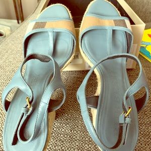 Burberry wedge heels